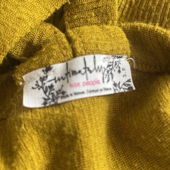 Free People Intimately Ribbed Deep V-Neck Tank Top - Picture 4 of 4